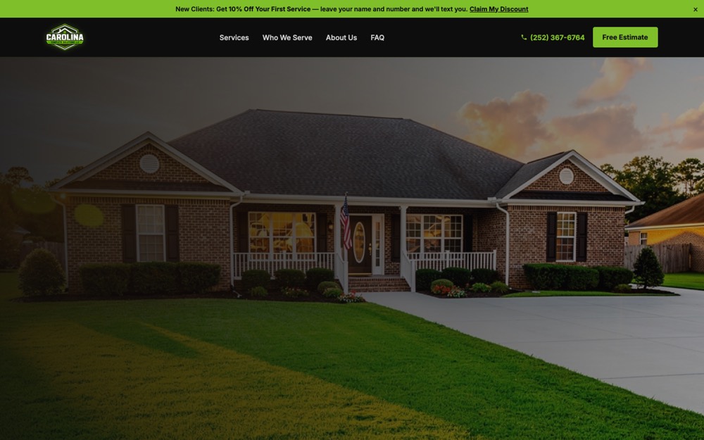 Carolina Complete Solutions website